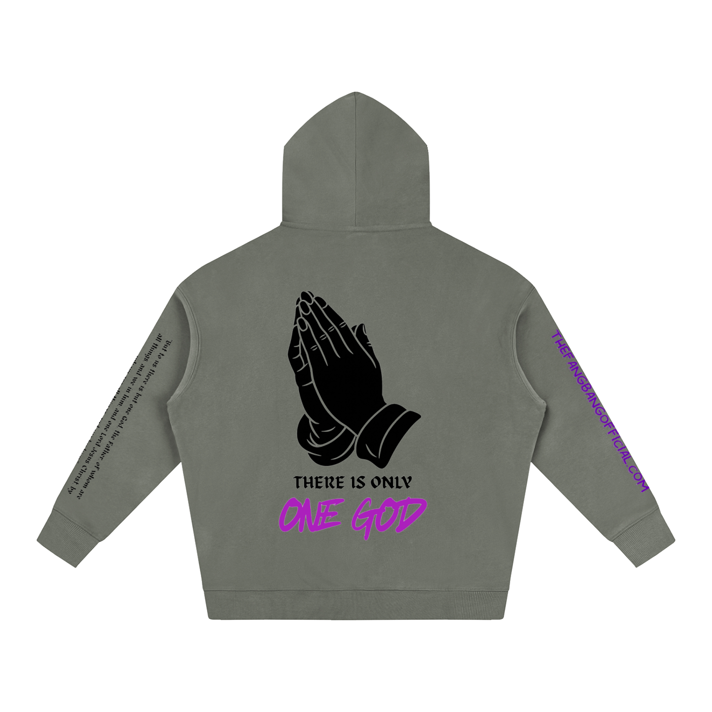 There Is Only One God Oversized Fleeced Hoodie