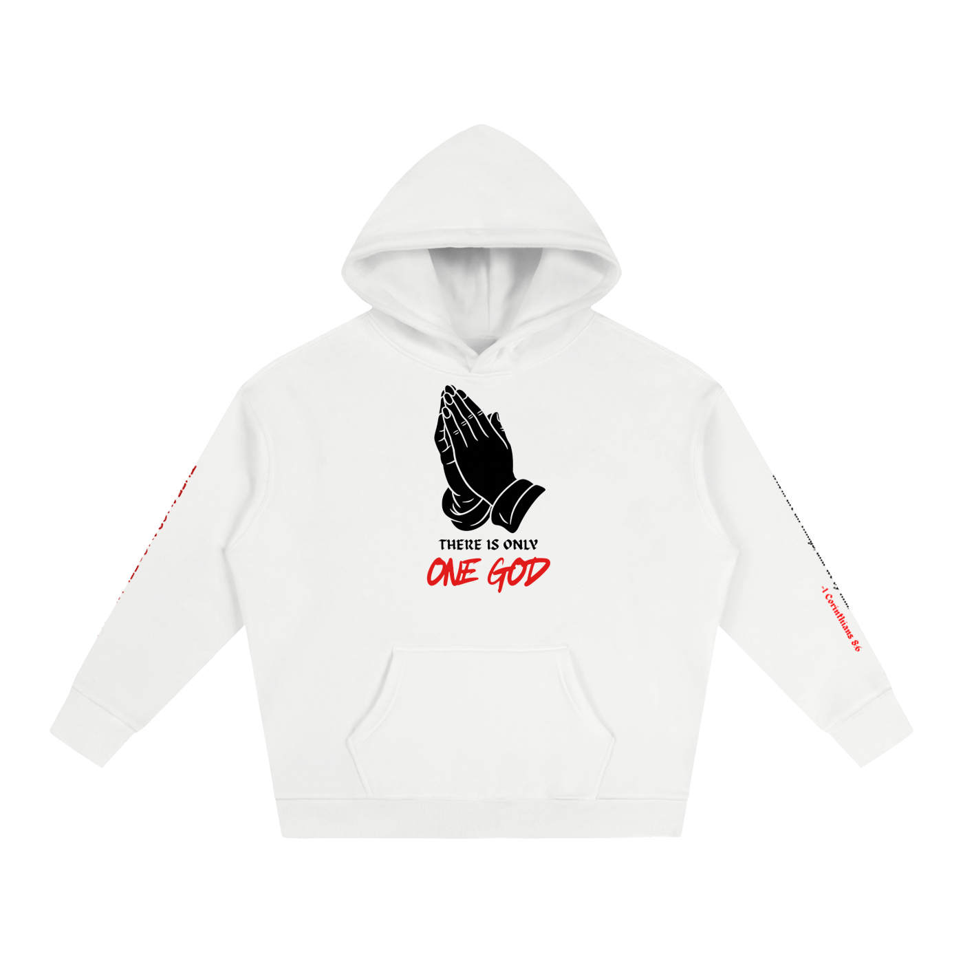 There Is Only One God Oversized Fleeced Hoodie