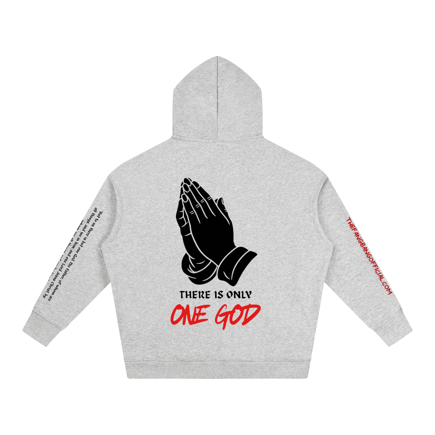 There Is Only One God Oversized Fleeced Hoodie