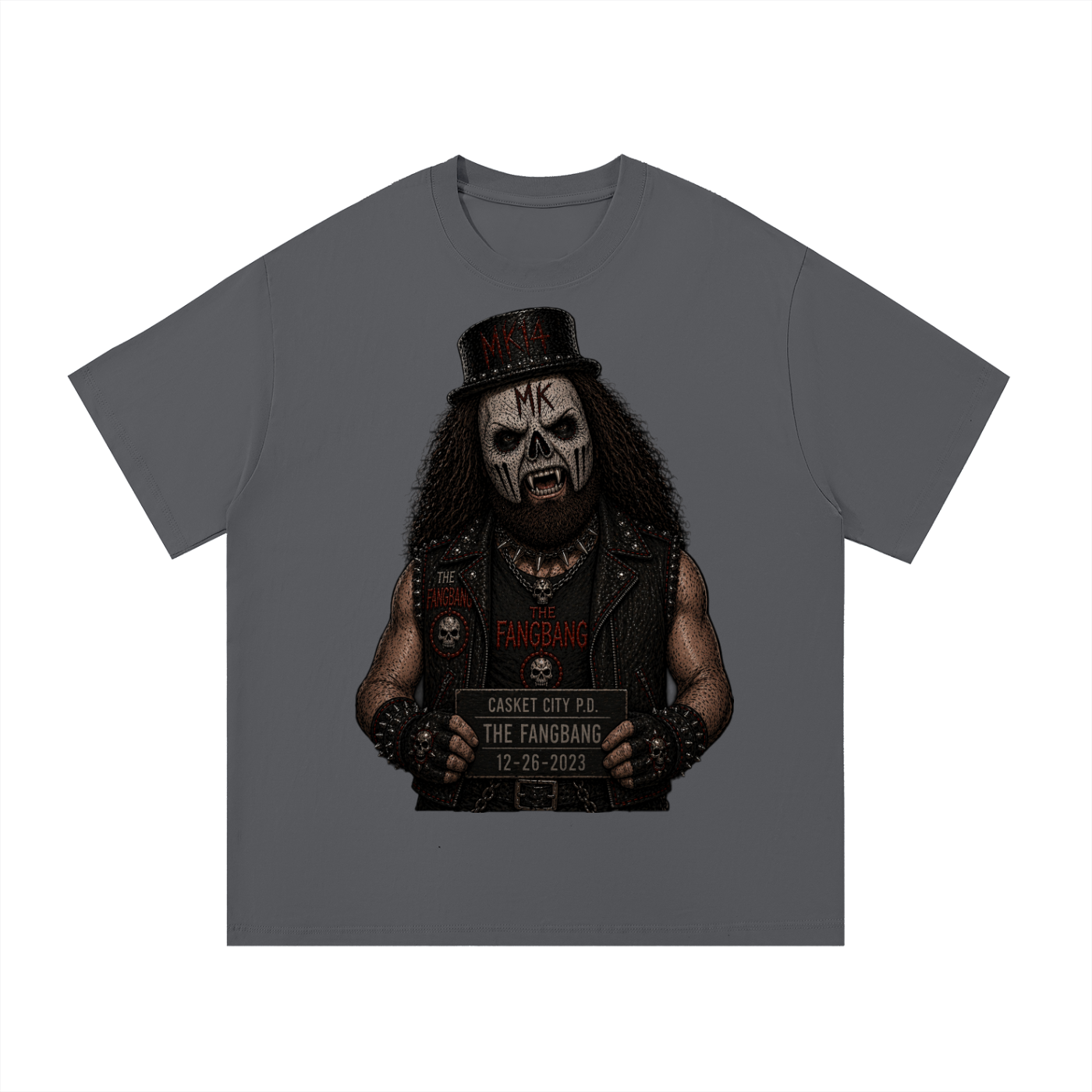 Casket City P.D The Fangbang Band Tee
