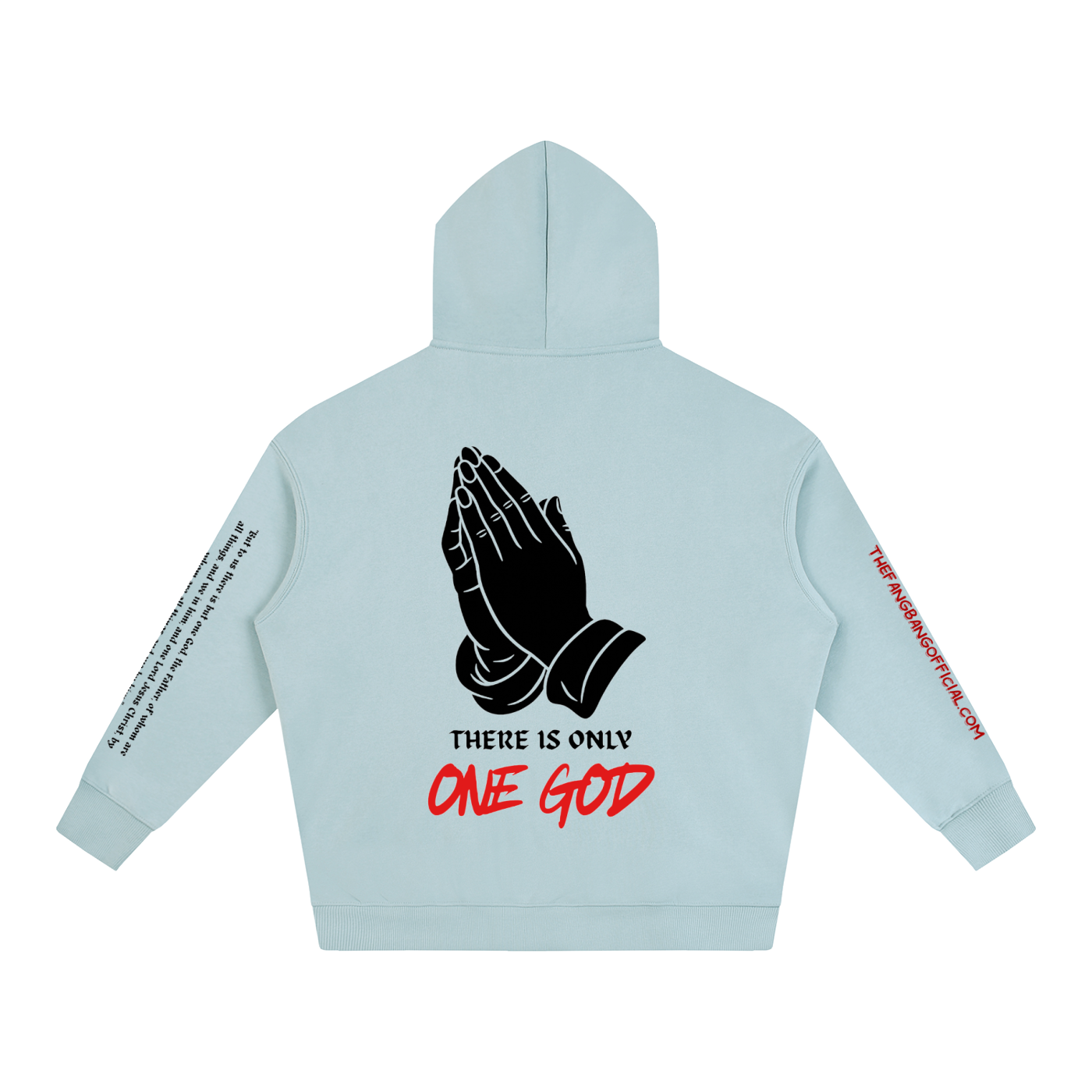 There Is Only One God Oversized Fleeced Hoodie