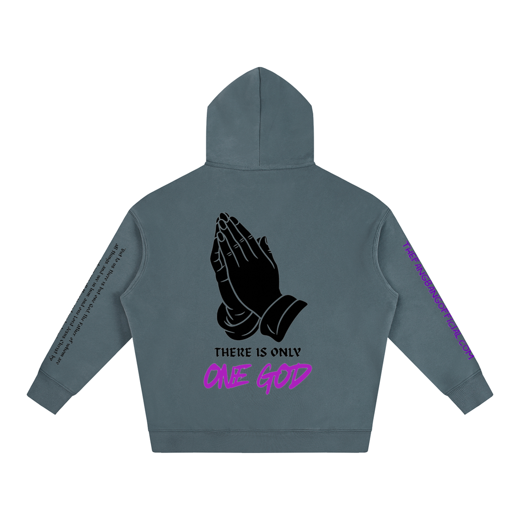 There Is Only One God Oversized Fleeced Hoodie