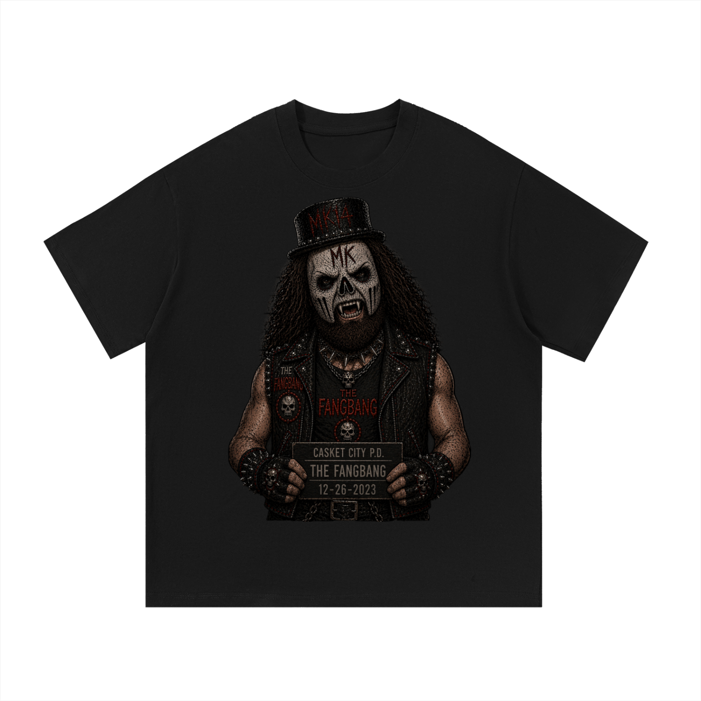 Casket City P.D The Fangbang Band Tee
