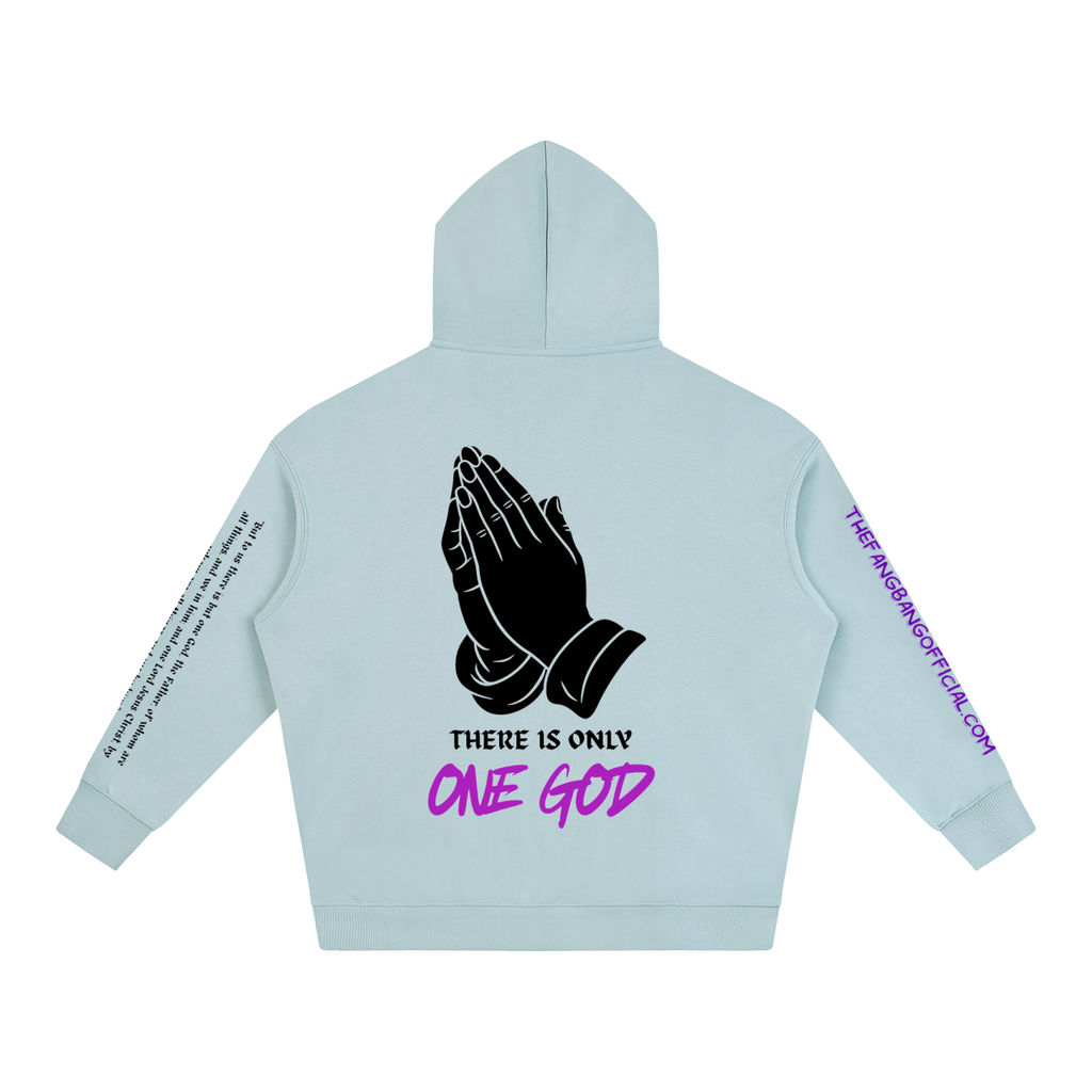 There Is Only One God Oversized Fleeced Hoodie