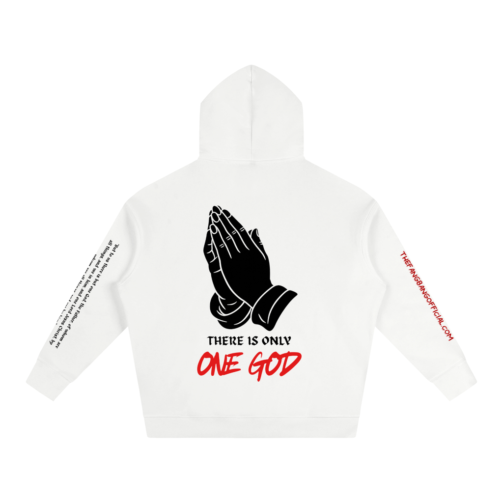There Is Only One God Oversized Fleeced Hoodie