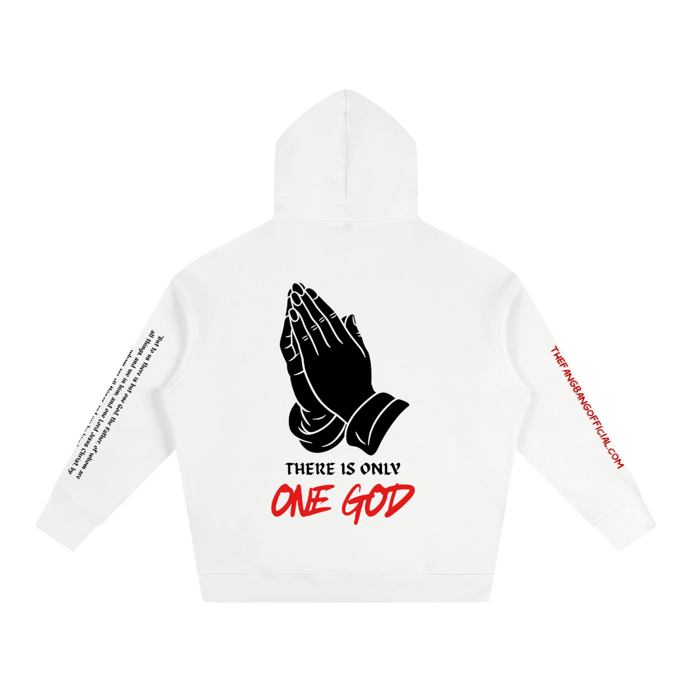 There Is Only One God Oversized Fleeced Hoodie