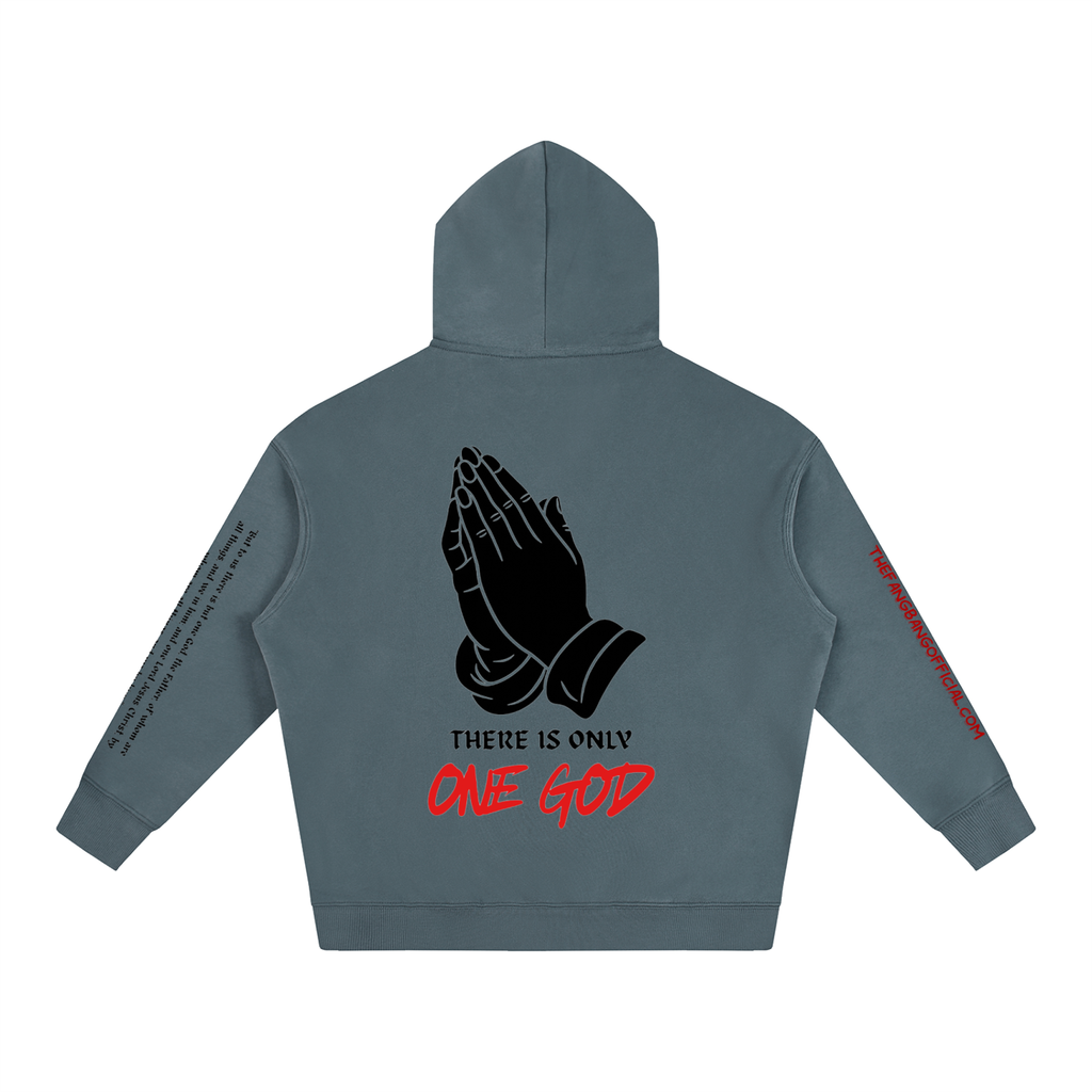 There Is Only One God Oversized Fleeced Hoodie