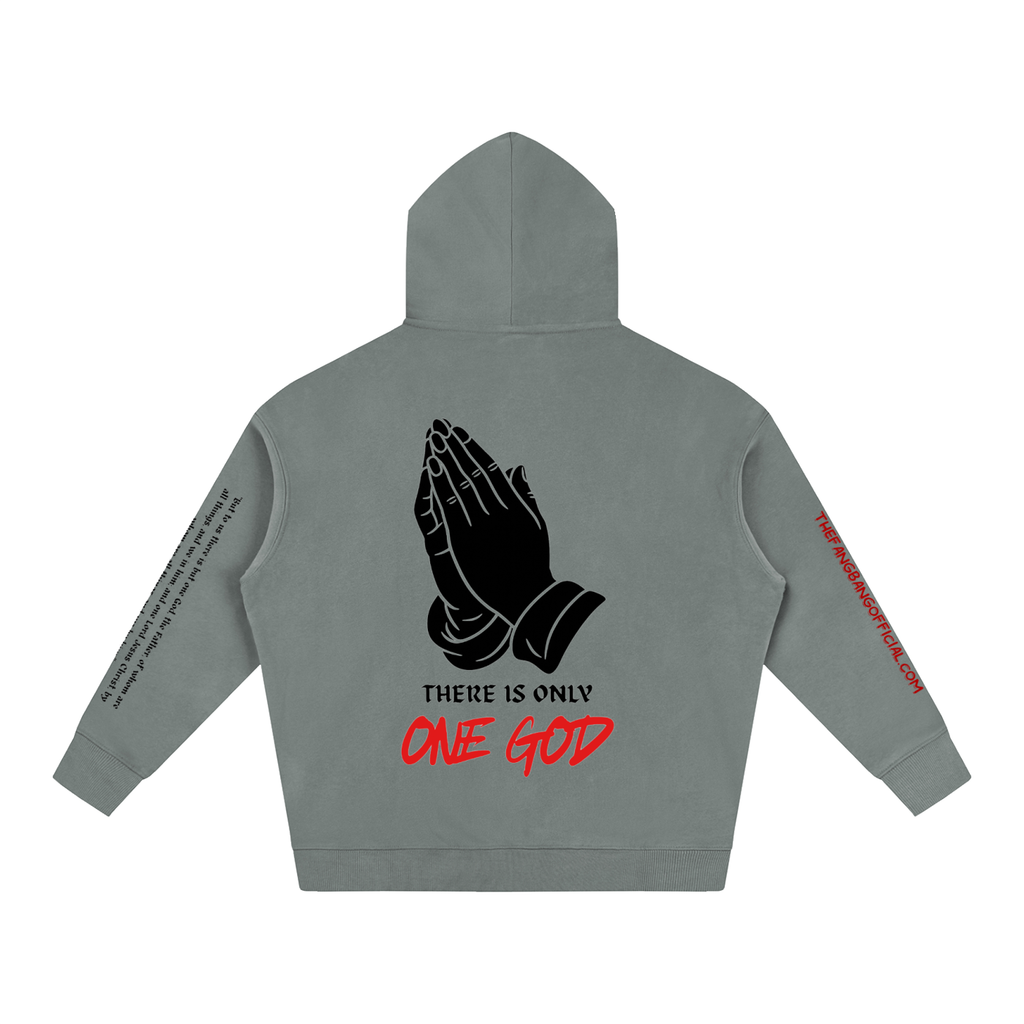 There Is Only One God Oversized Fleeced Hoodie