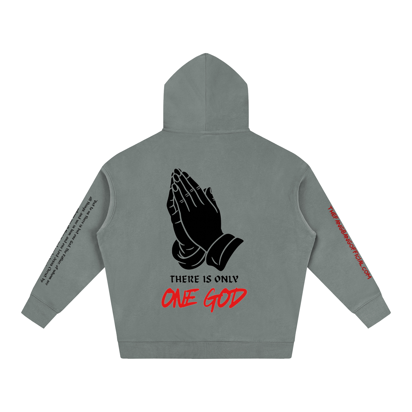 There Is Only One God Oversized Fleeced Hoodie