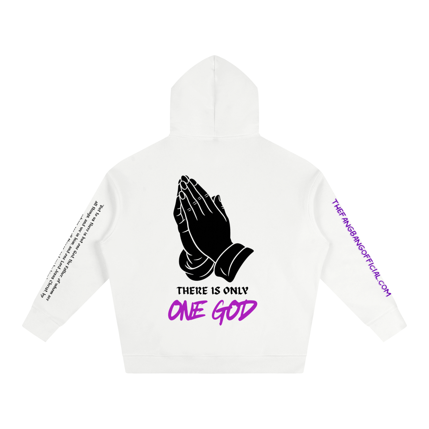 There Is Only One God Oversized Fleeced Hoodie