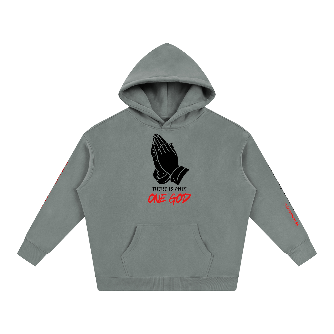 There Is Only One God Oversized Fleeced Hoodie