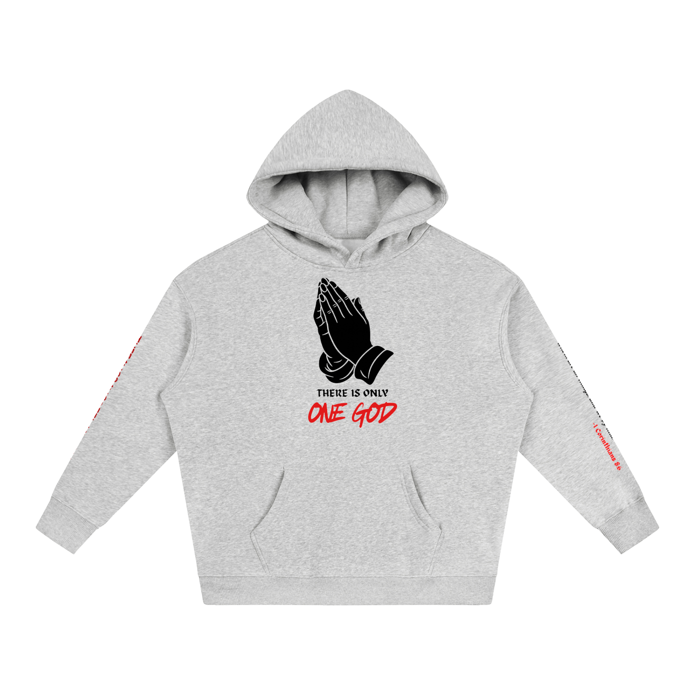 There Is Only One God Oversized Fleeced Hoodie