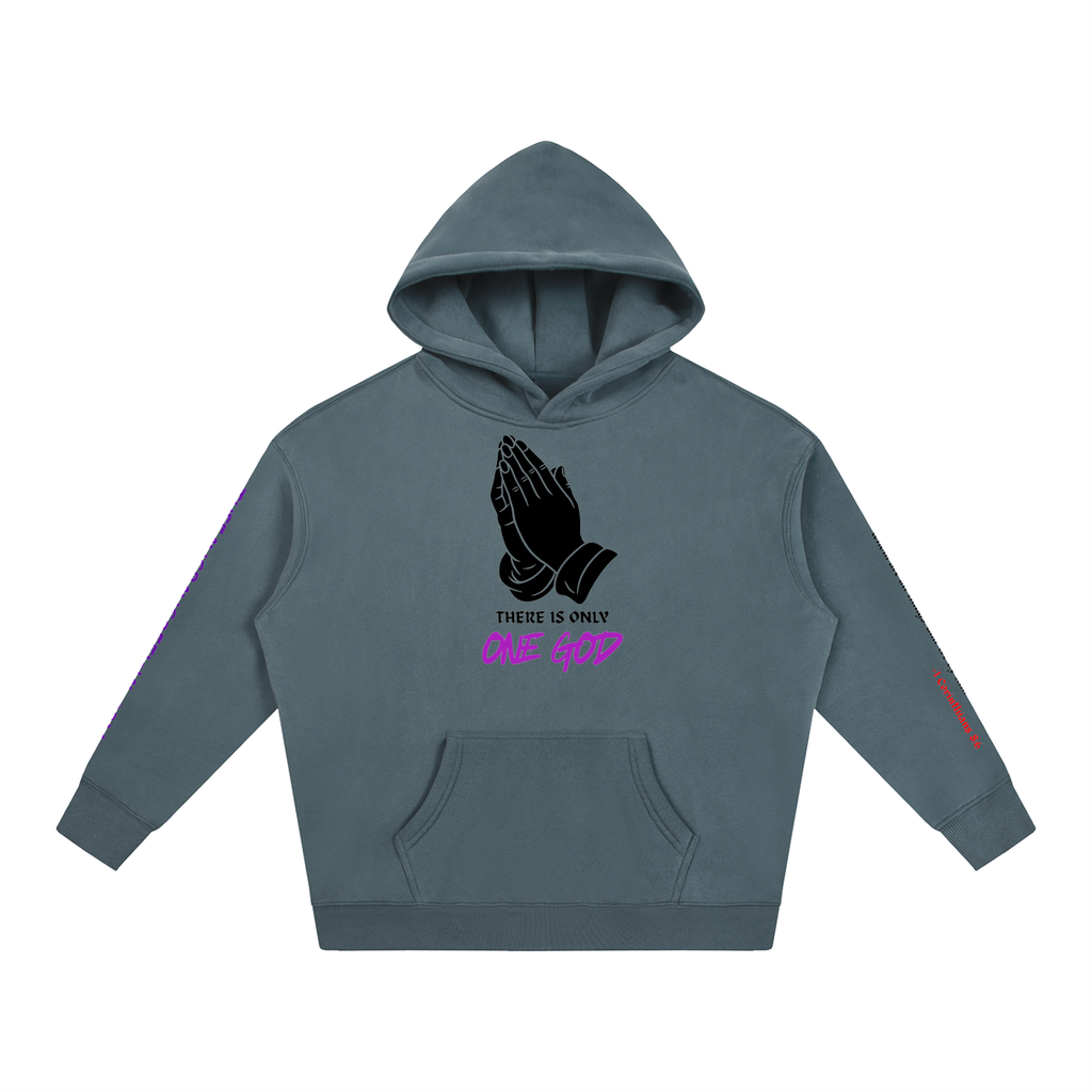 There Is Only One God Oversized Fleeced Hoodie