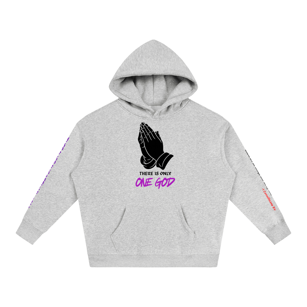 There Is Only One God Oversized Fleeced Hoodie