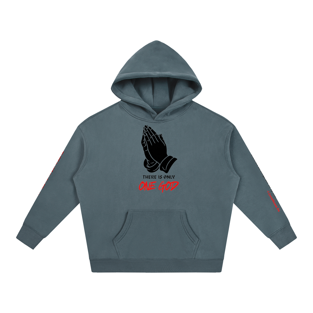There Is Only One God Oversized Fleeced Hoodie