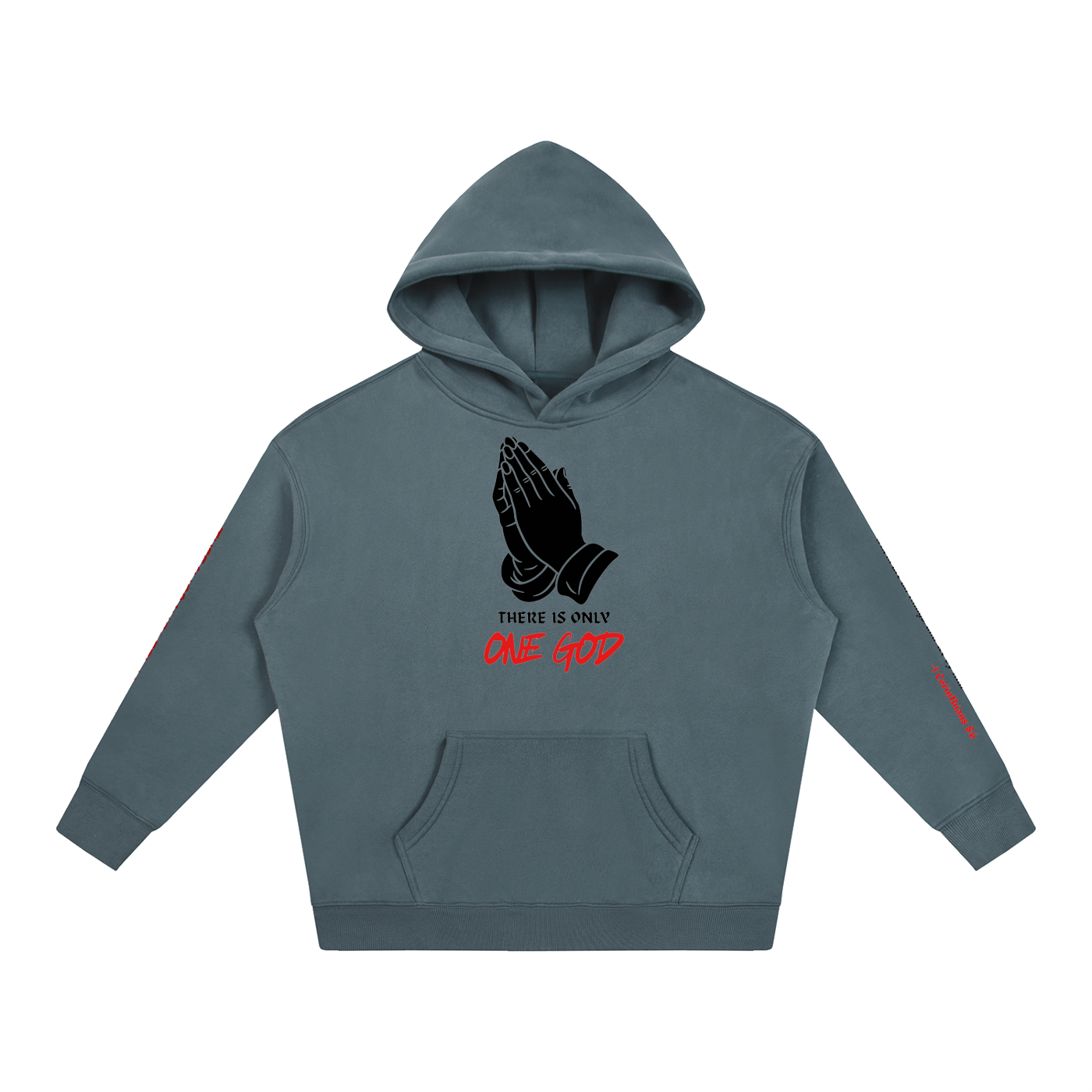 There Is Only One God Oversized Fleeced Hoodie