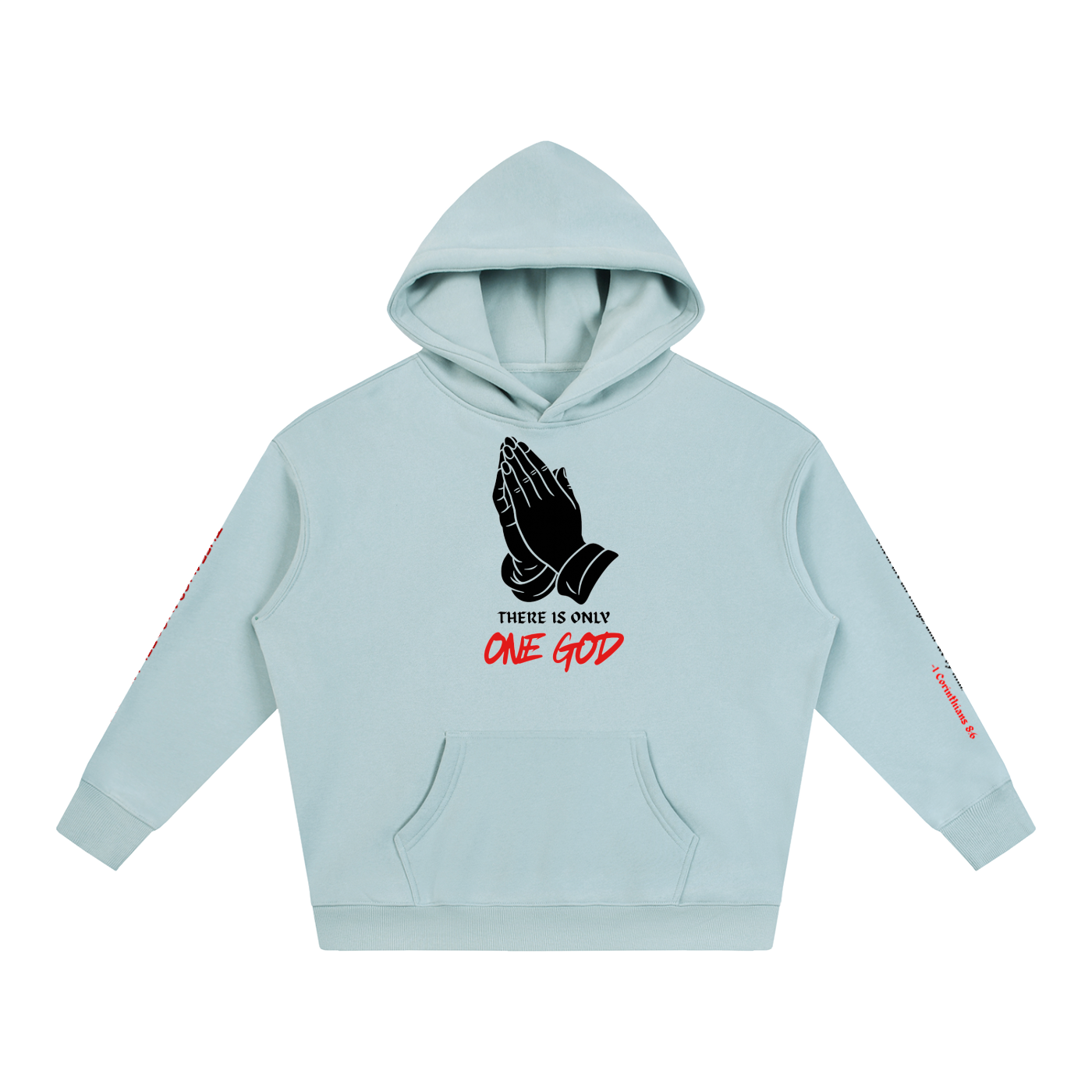There Is Only One God Oversized Fleeced Hoodie