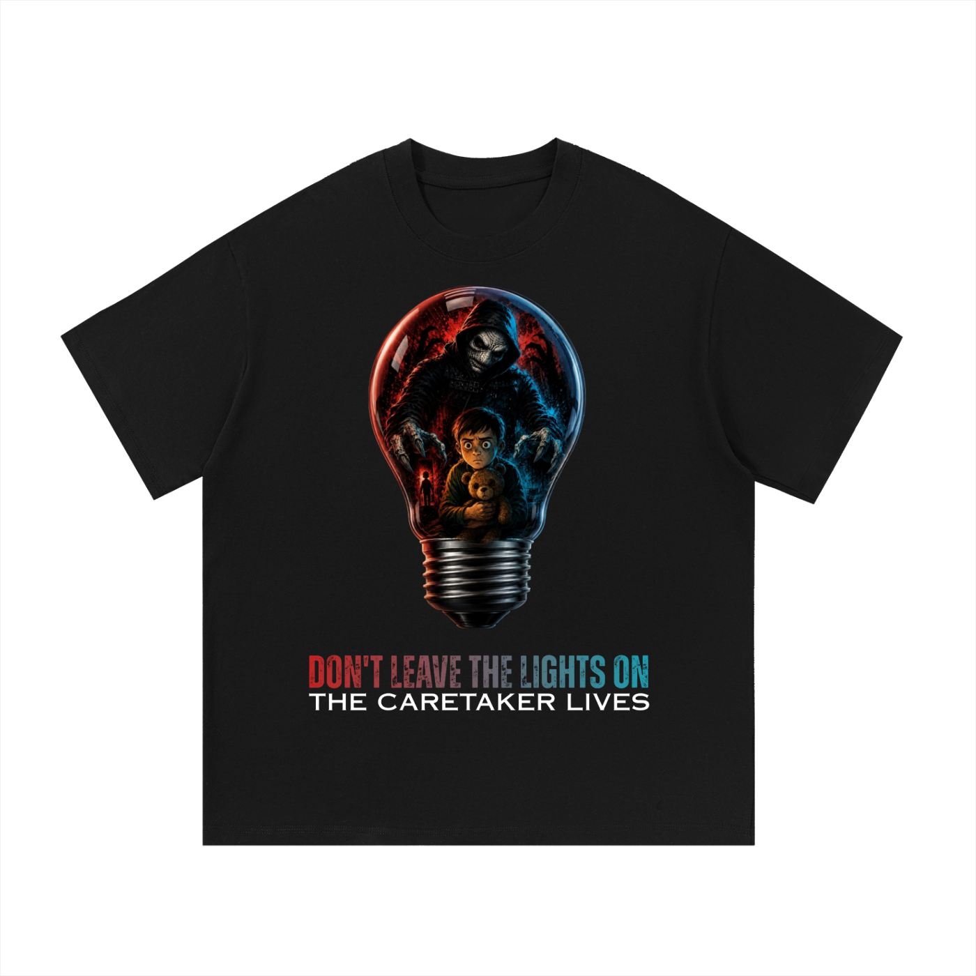 The Caretaker Lives Don't Leave The Lights On Graphic Tee