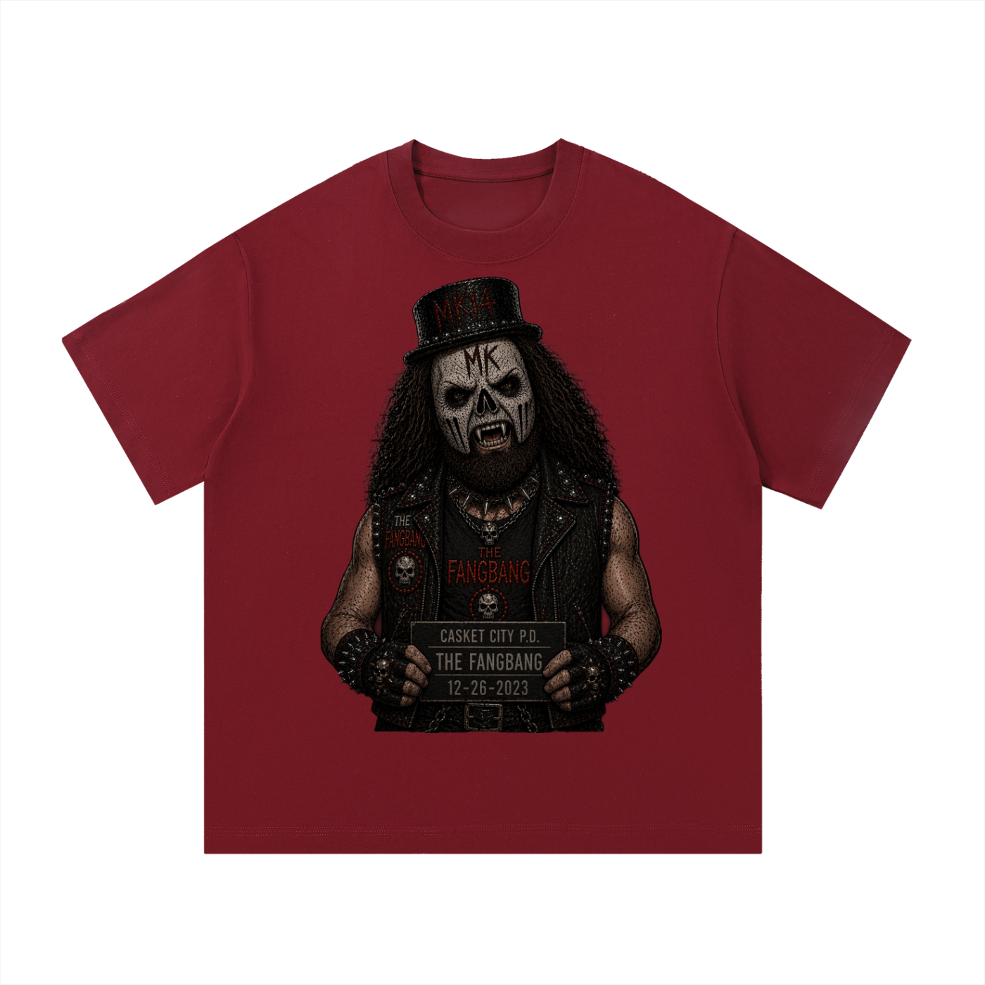 Casket City P.D The Fangbang Band Tee