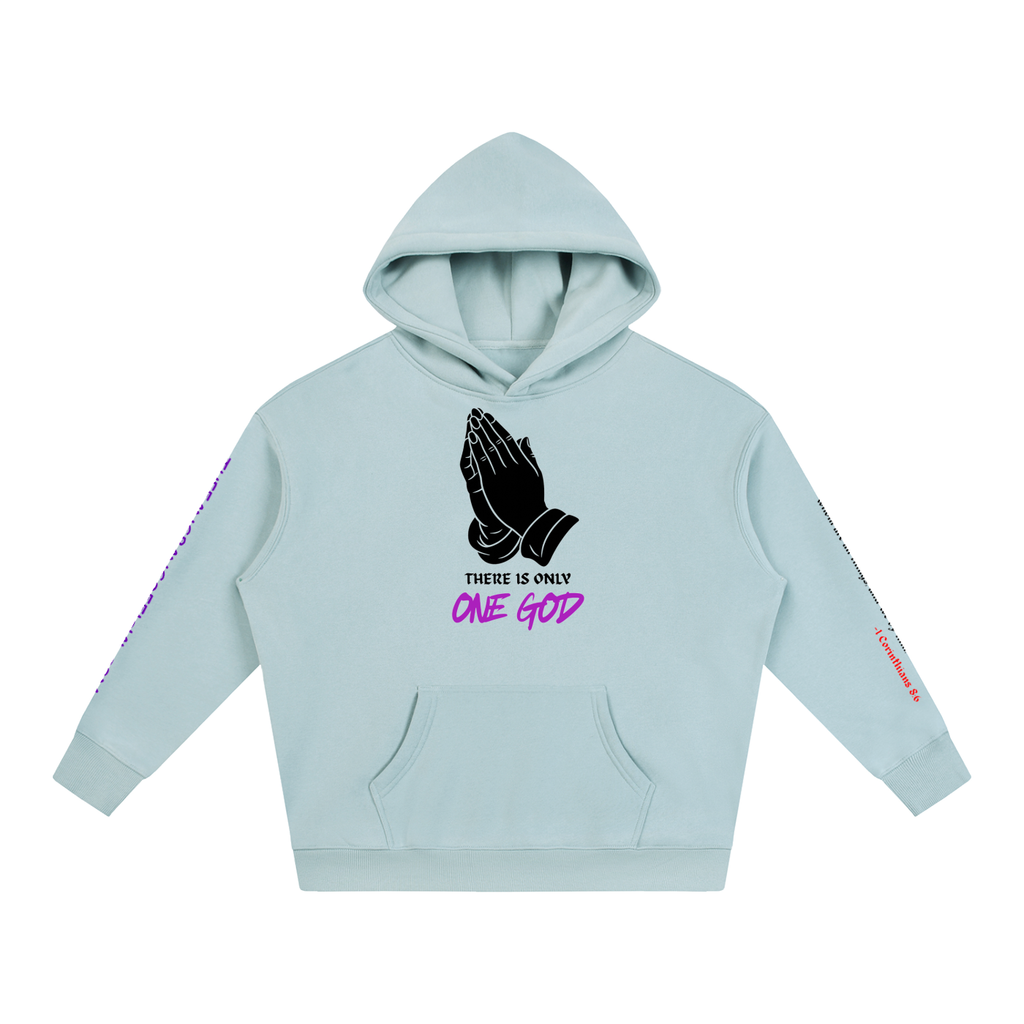 There Is Only One God Oversized Fleeced Hoodie