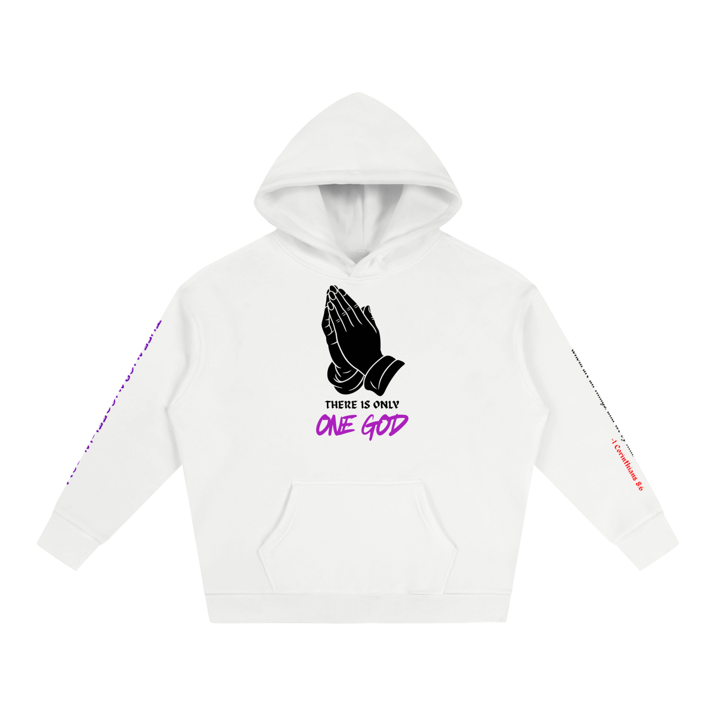 There Is Only One God Oversized Fleeced Hoodie